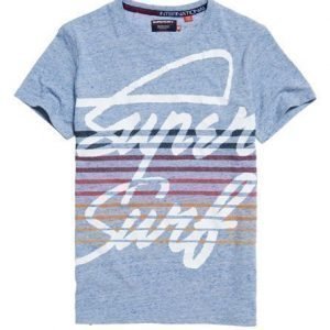 Superdry Crew Surf T-paita Sininen