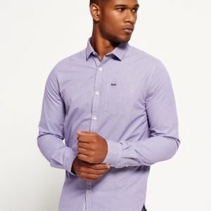 Superdry Cut Away Collar Paita Purppura