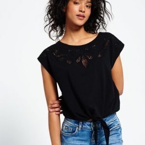 Superdry Cutwork Jungle T-paita Musta