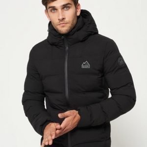 Superdry Echo Quilt Toppatakki Musta