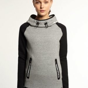 Superdry Gym Tech Cowl Huppari Harmaa