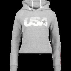 Superdry Gym Tech Usa Crop Hood Huppari