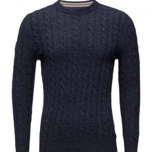 Superdry Harrow Cable Crew Neck pyöreäaukkoinen neule