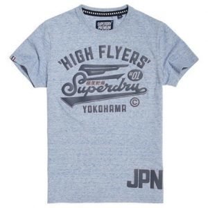 Superdry High Flyers Reworked T-paita Sininen