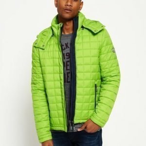 Superdry Hooded Box Quilt Fuji Takki Vihreä