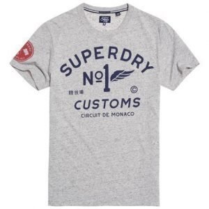 Superdry House Of Speed T-paita Harmaa
