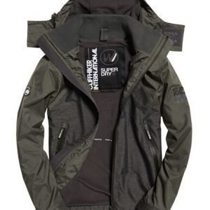 Superdry Hupullinen Arctic Cliff Hiker Hybrid Takki Vihreä