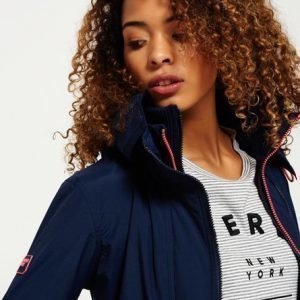 Superdry Hupullinen Pop Zip Arctic Tuulitakki Laivastonsininen