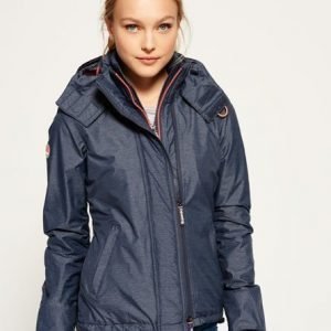 Superdry Hupullinen Pop Zip Arctic Windcheater Takki Harmaa