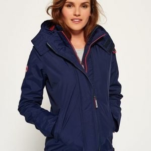 Superdry Hupullinen Pop Zip Arctic Windcheater Takki Laivastonsininen