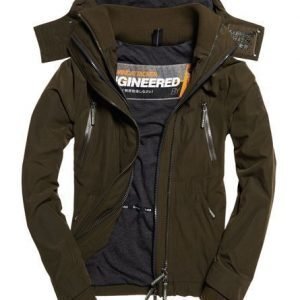 Superdry Hupullinen Wind Attacker Mikrokuitutakki Vihreä