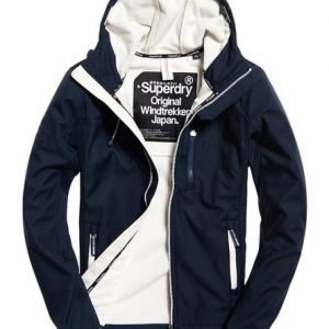 Superdry Hupullinen Windtrekker Takki Laivastonsininen