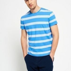 Superdry Ie Refined Striped T-paita Sininen