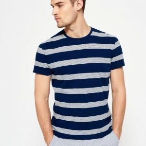 Superdry Ie Refined Striped T-paita Sininen