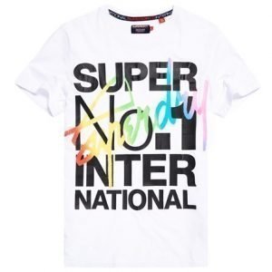Superdry Interlocked International T-paita Valkoinen
