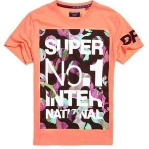 Superdry International Boxed T-paita Oranssi