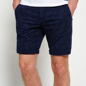 Superdry International Globe Trotter Shortsit Laivastonsininen