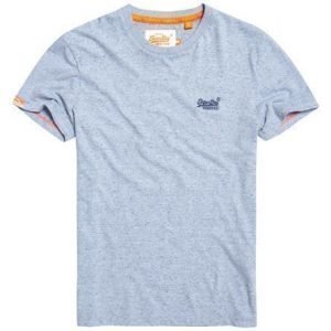 Superdry Kirjailtu Orange Label Vintage T-paita Sininen