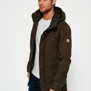 Superdry Klassinen Rookie Military Parkatakki Vihreä