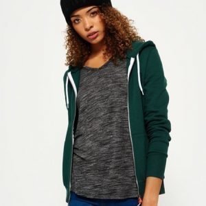 Superdry La Athletic Vetoketjuhuppari Vihreä