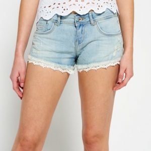 Superdry Lace Farkkushortsit Sininen