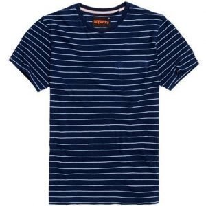 Superdry Lite Loom City Indigo T-paita Sininen