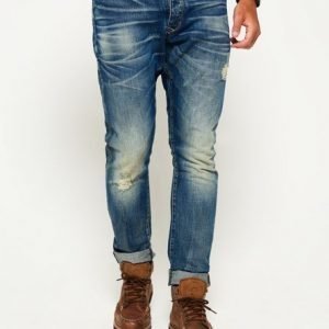 Superdry Loose Tapered Farkut Sininen