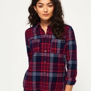 Superdry Lumberjack Kauluspaita Punainen