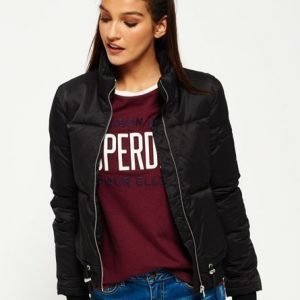 Superdry Luxe Sports Pilottitakki Musta