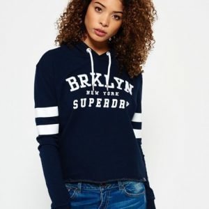 Superdry Lyhyt Riverside Huppari Laivastonsininen