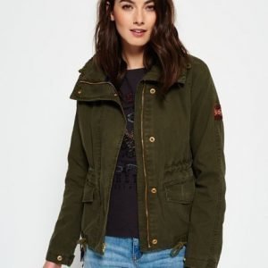 Superdry Lyhyt Rookie Field Anorakki Vihreä