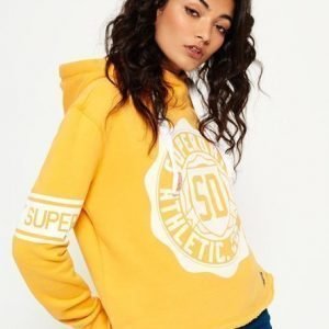 Superdry Lyhyt Sd College Huppari Keltainen