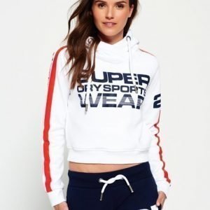 Superdry Lyhyt Sportswear Huppari Valkoinen