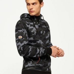 Superdry Maastokuvioinen Rookie Huppari Vihreä