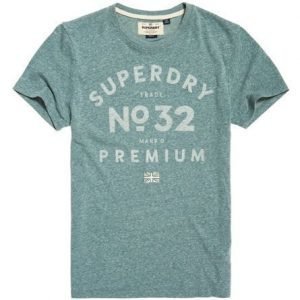 Superdry Mark'd Premium T-paita Vihreä