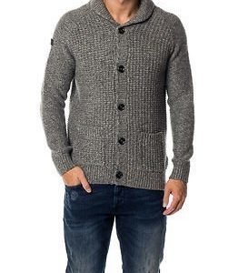 Superdry Nordic Textured Cardigan Grey