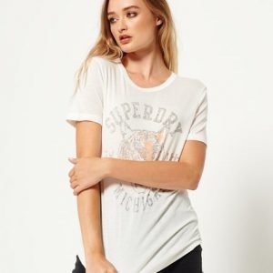 Superdry Olivia Collegiate T-paita Kerma