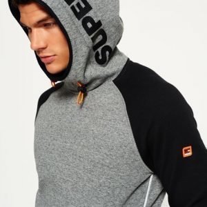 Superdry Olkahihainen Gym Tech Raglan Huppari Harmaa