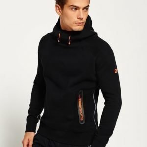 Superdry Olkahihainen Gym Tech Raglan Huppari Musta