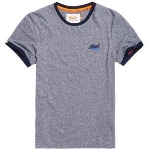 Superdry Orange Label Cali Ringer T-paita Sininen