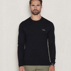 Superdry Orange Label Crew Neck Black