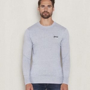 Superdry Orange Label Crew Neck Egret Grey