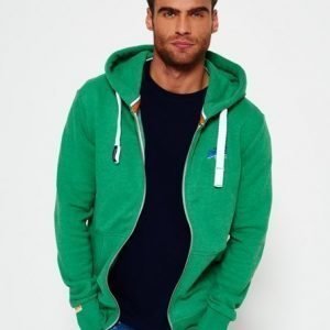 Superdry Orange Label Vetoketjuhuppari Vihreä