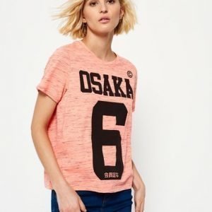 Superdry Osaka Boxy T-paita Koralli