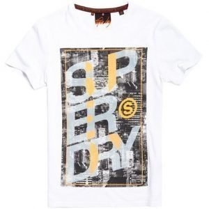 Superdry Overlap City T-paita Valkoinen