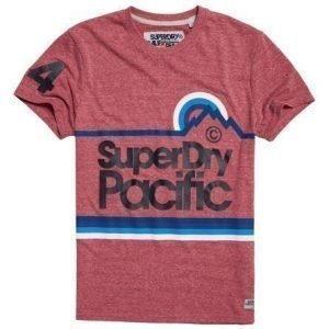 Superdry Pacific T-paita Punainen