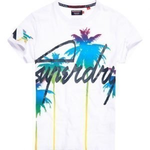 Superdry Palm T-paita Valkoinen