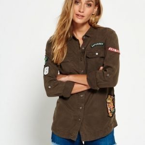 Superdry Patched Military Paita Vihreä