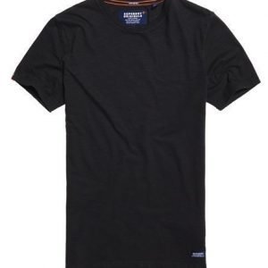Superdry Pitkähelmainen Originals T-paita Musta
