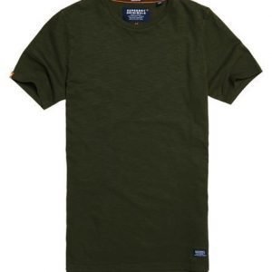 Superdry Pitkähelmainen Originals T-paita Vihreä